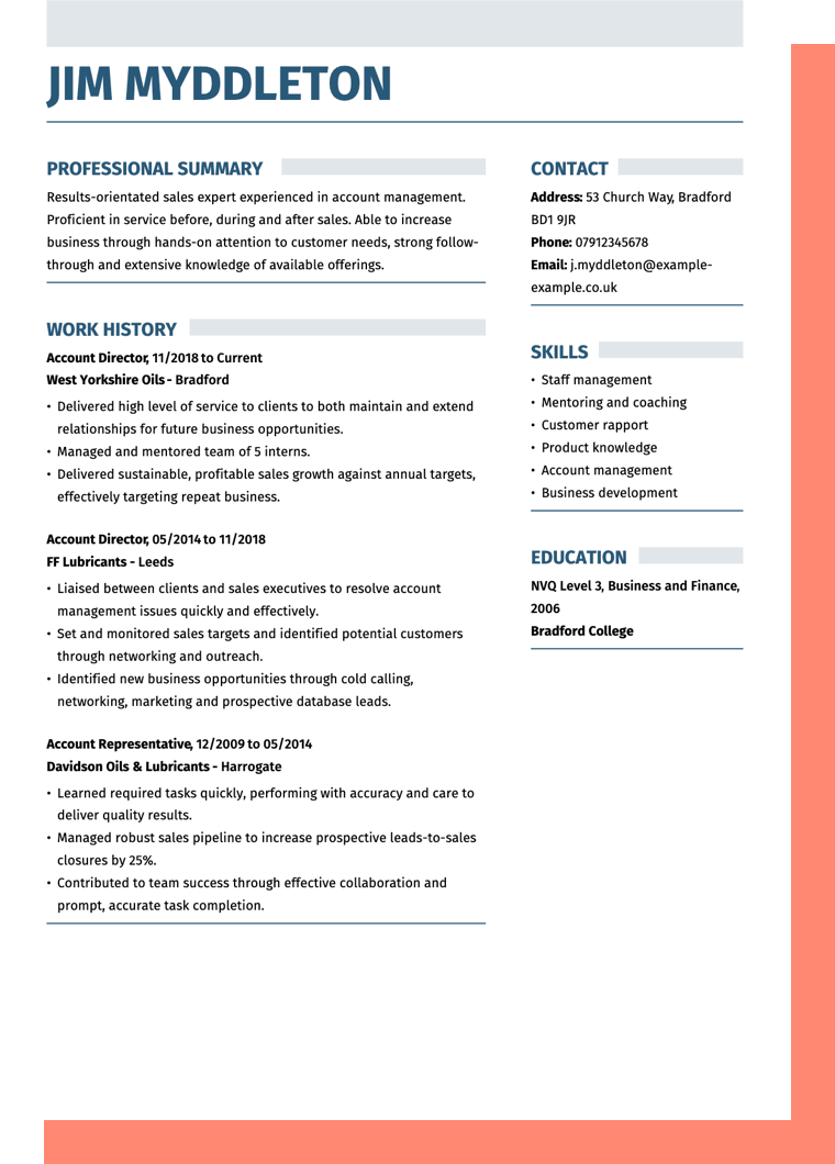 Law Cv Example Guide Tips Myperfectcv