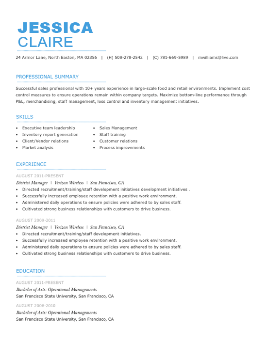 resume
