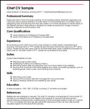 Chef Resume Sample Australia HQ Template Documents