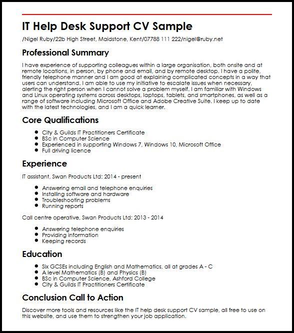 it-help-desk-support-cv-sample