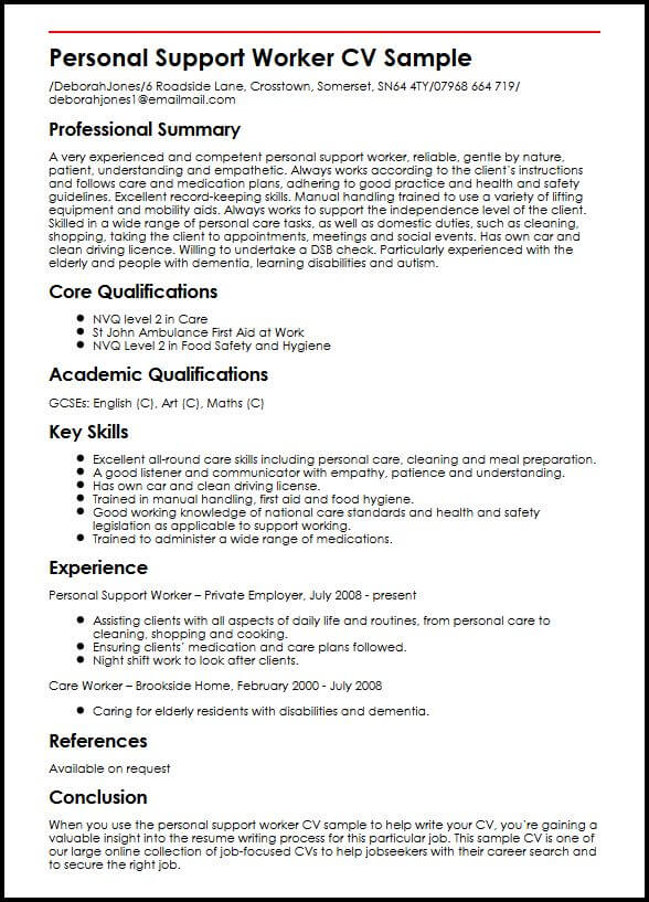 Writing a cv for academic positions cleaning