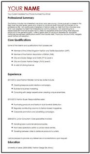UK Style CV Template