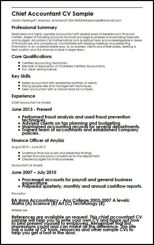 key skills for accountant resume