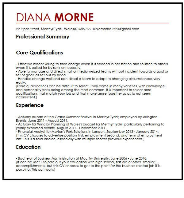 cv sample and tips myperfectcv cv resume tips