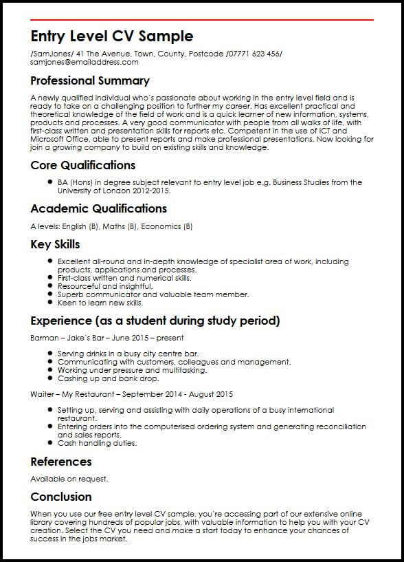 writing a cv for academic positions vacant