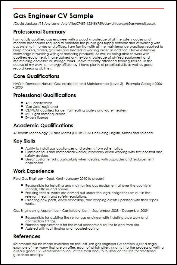 resume examples qualifications