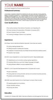 Cv Sample 2012 IT Assistant CV Sample