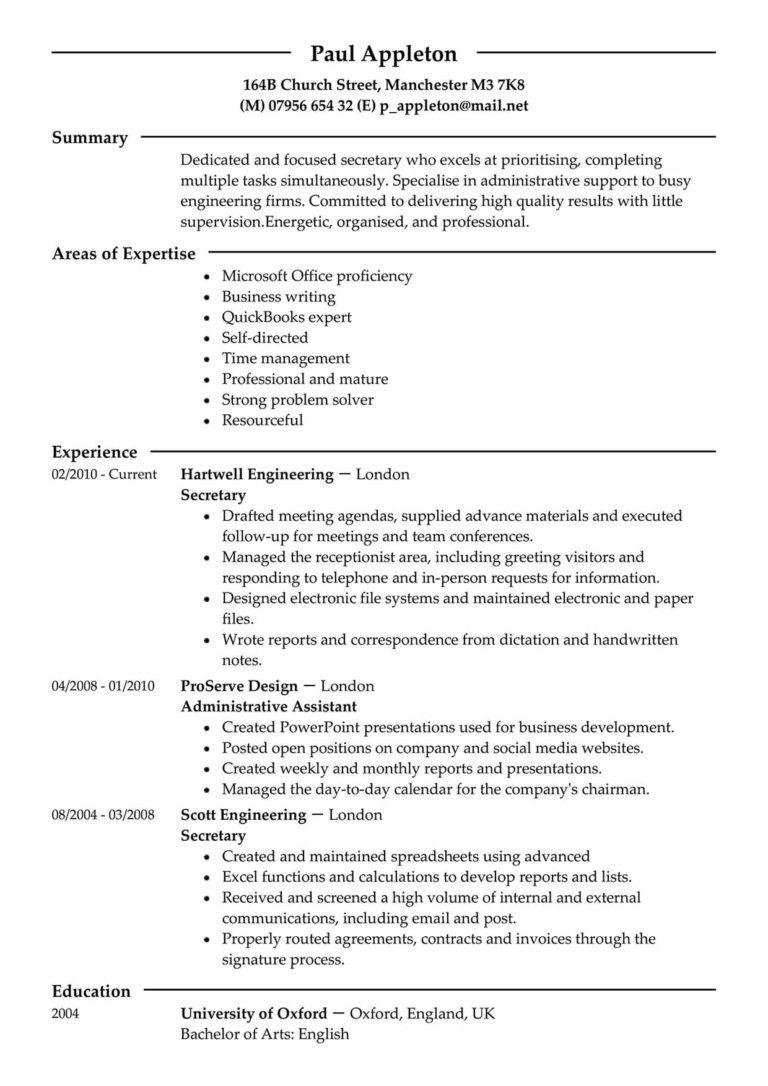 The Importance Of An Effective Personal Profile Cv Myperfectcv