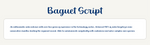 Baguet-Script-A-1